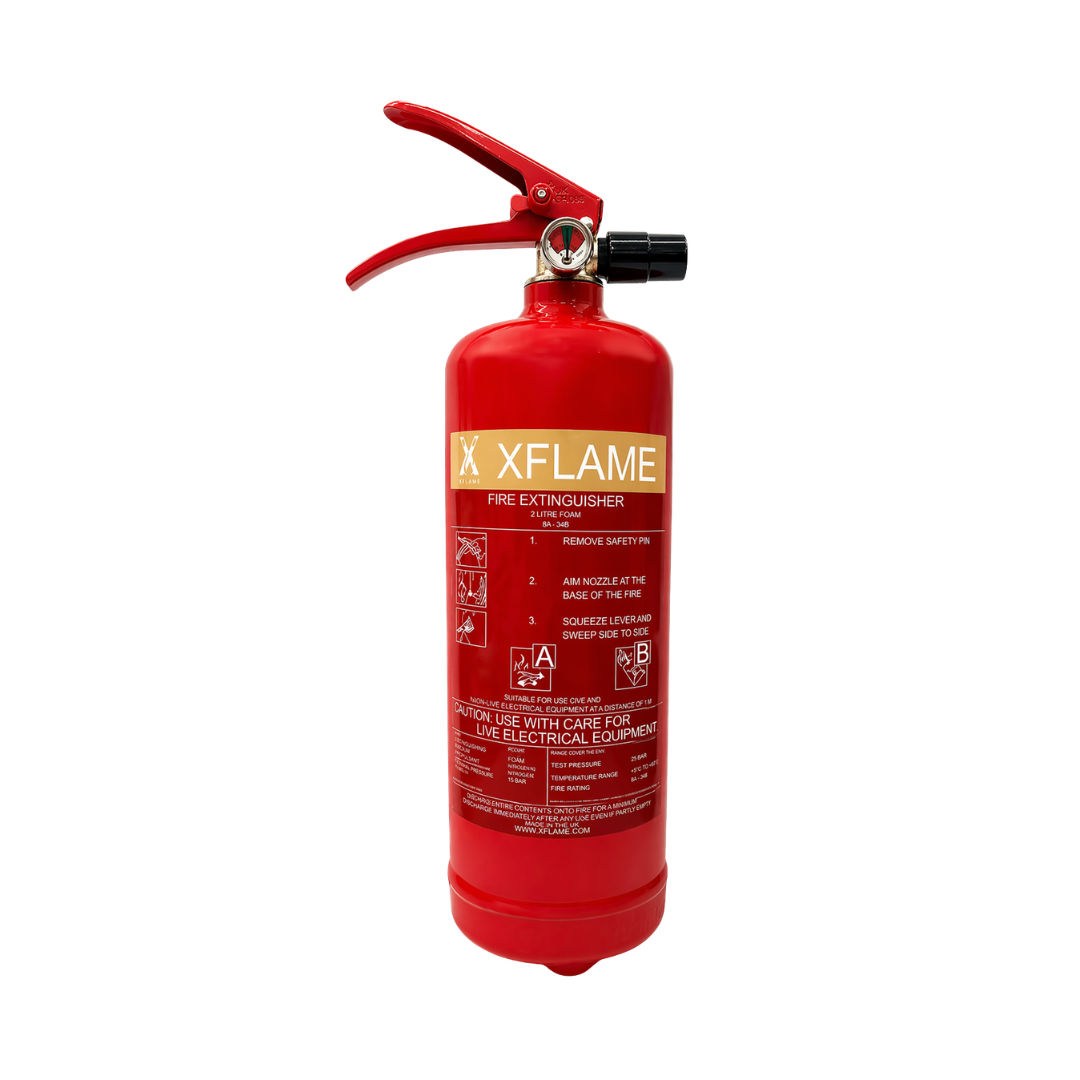 XFLAME 2L Foam Fire Extinguisher | Made in Singapore – Pax Mentis