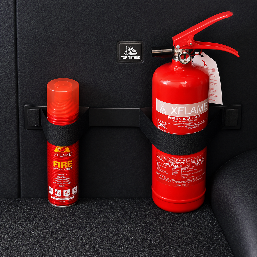 XFLAME Fire Extinguisher Strap Belt Tape 40cm x 5cm | Mounting Securing Strap